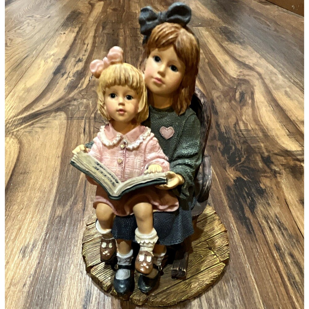 Boyds Yesterday's Child Dollstone Collection Mary & Laura Sisters Figurine #355